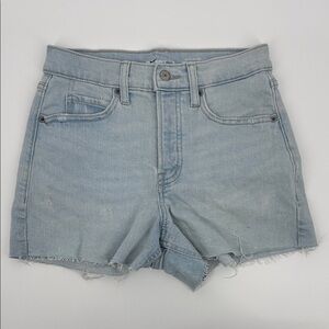 Old Navy Sky-Hi-A-Line Light Wash Cut Off Denim Jean Shorts Size 0